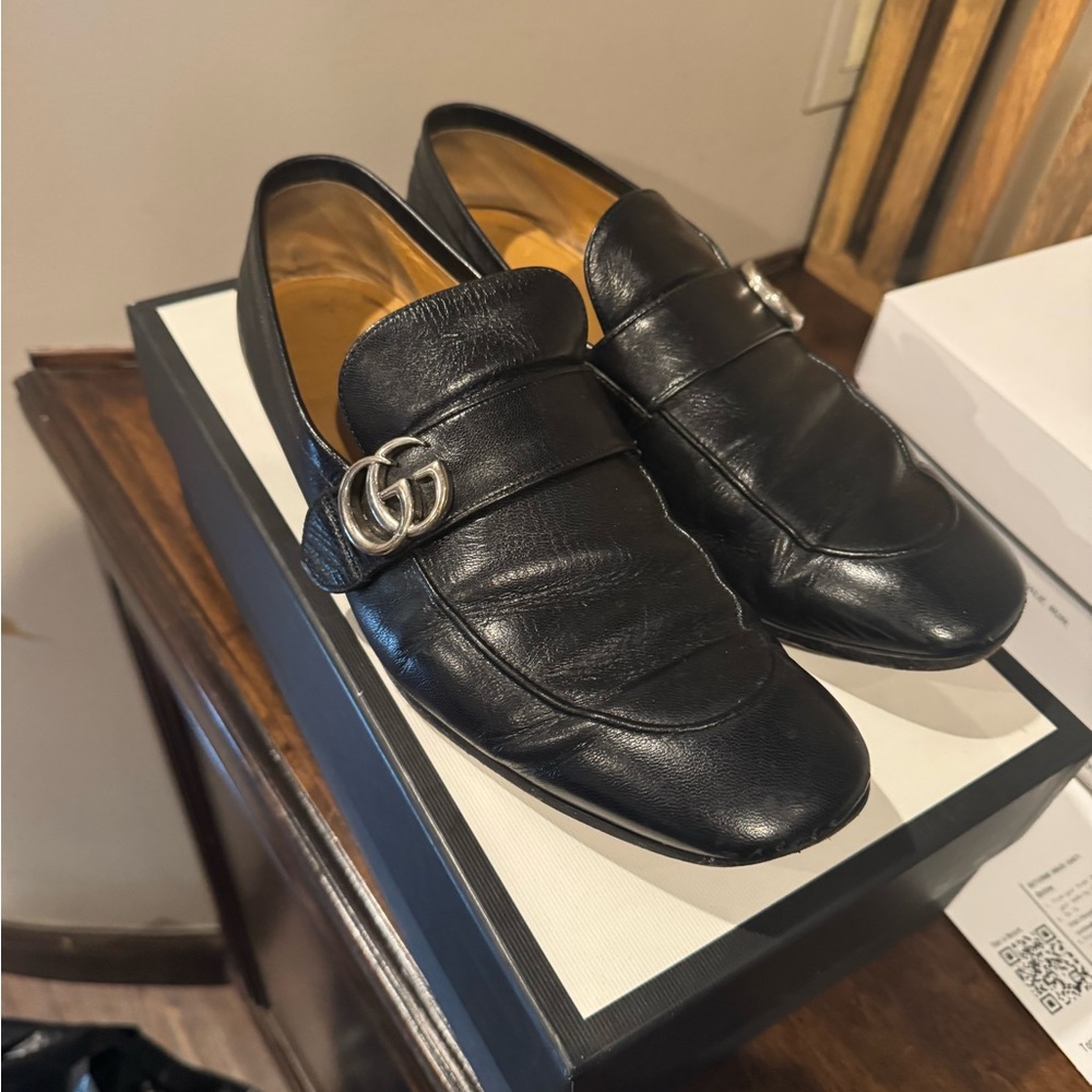 Authentic Gucci Leather Loafers